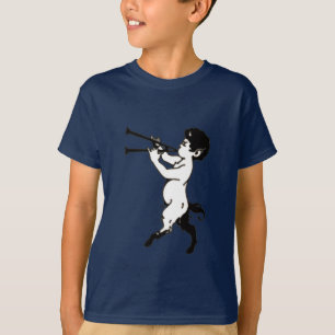 Young Faun With Double Flute Clr T-Shirt