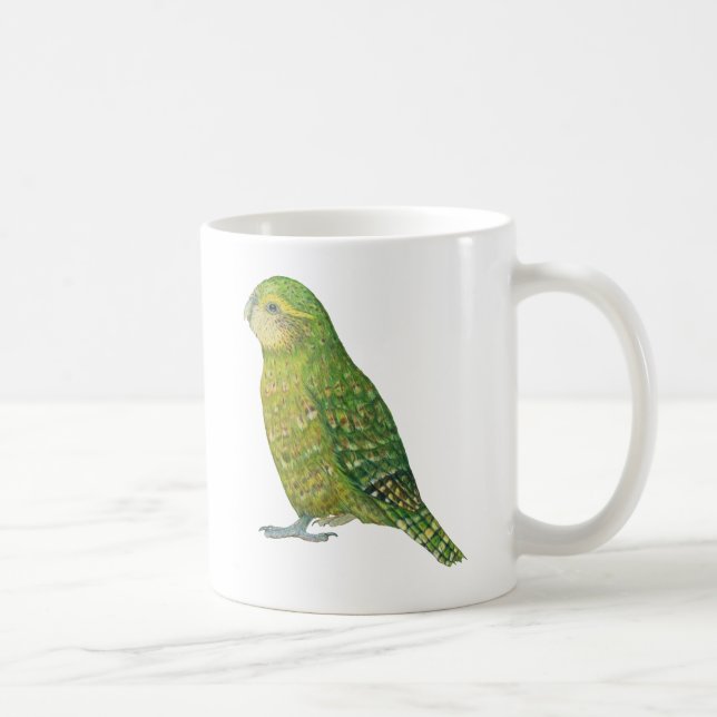 Young Female Kakapo Coffee Mug (Right)