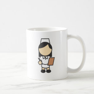 Young Female Nurse Icon Coffee Mug