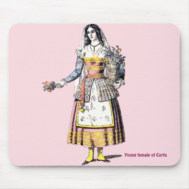 Young Female of CORFU ~  Mouse Pad (Front)