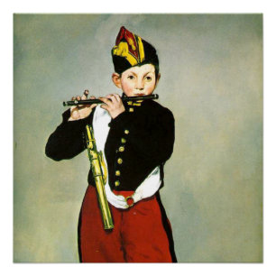 Young Flautist, or The Fifer Edouard Manet Poster