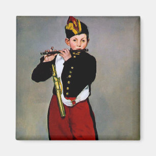 Young Flautist, The Fifer, Edouard Manet, 1866 Magnet