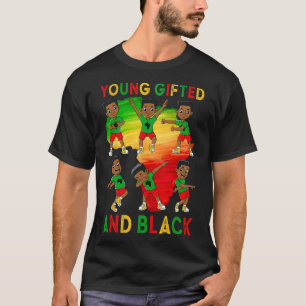 Young Gifted And Black Boys Kids Juneteenth Young T-Shirt