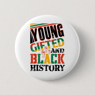 Young Gifted And Black History 6 Cm Round Badge