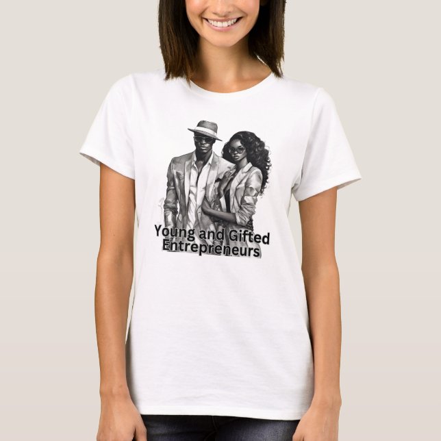 Young Gifted Entrepreneurs gift T-Shirt (Front)