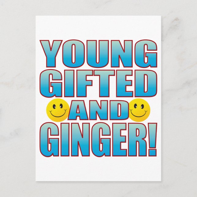Young Ginger Life B Postcard (Front)