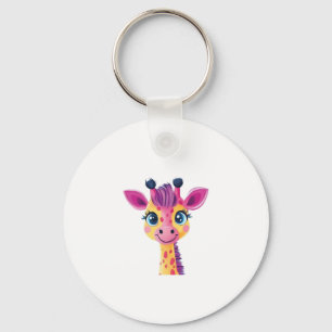 young giraffe. Classic T-Shirt Key Ring