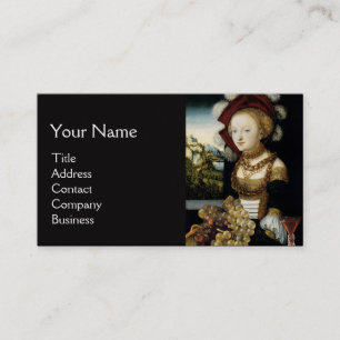 YOUNG GIRL,ANTIQUE VINEYARD GRAPES WINE TASTING BUSINESS CARD