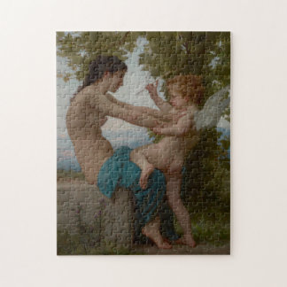 Young Girl Defending Against Eros Bouguereau Jigsaw Puzzle