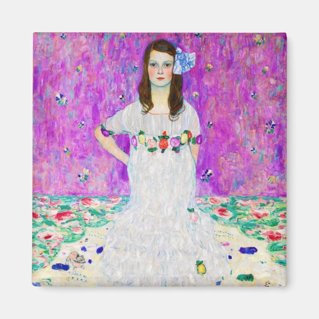 Young Girl, Gustav Klimt Magnet (Front)