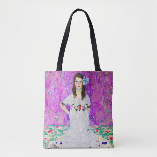 Young Girl, Gustav Klimt Tote Bag (Front)