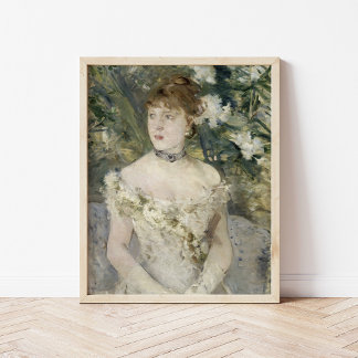 Young Girl in a Ball Gown | Berthe Morisot Poster