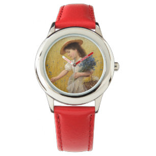 Young Girl in a Wheat Field Watch