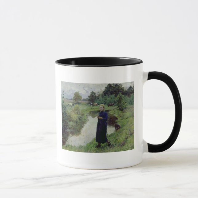 Young Girl in the Fields, Mug (Right)