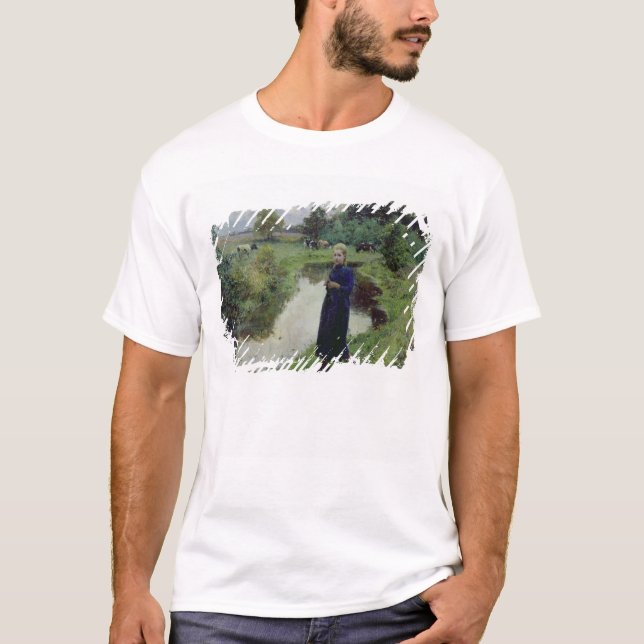 Young Girl in the Fields, T-Shirt (Front)