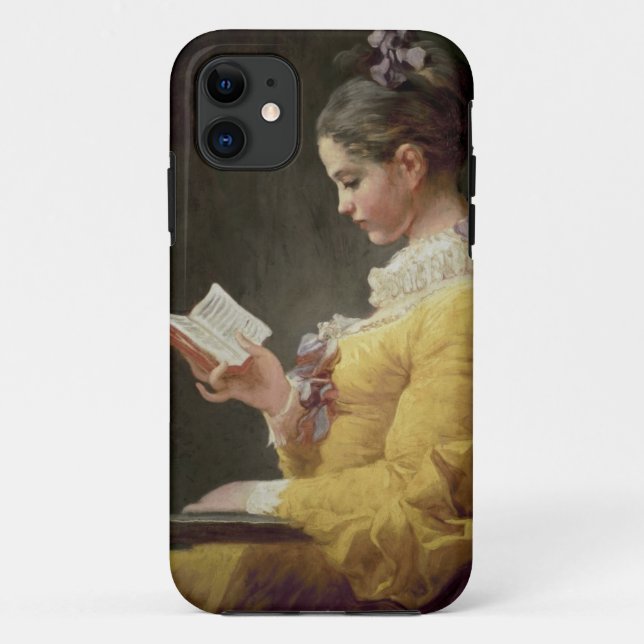 Young Girl Reading, c.1776 Case-Mate iPhone Case (Back)