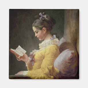 Young Girl Reading, c.1776 Magnet