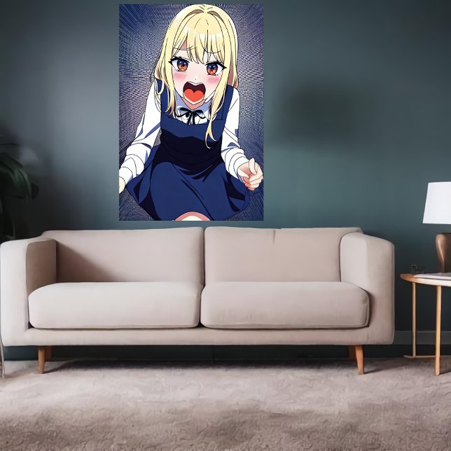 Young girl Scream | AI Art Poster (Creator Uploaded)