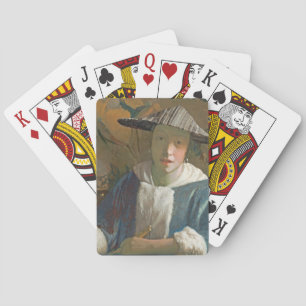 Young Girl with a Flute, c.1665-70 Playing Cards