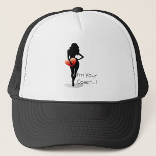 Young Girl with a Heart Trucker Hat