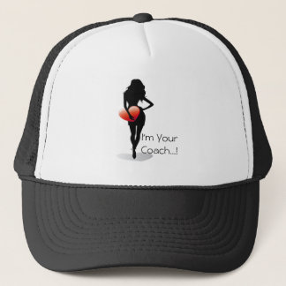 Young Girl with a Heart Trucker Hat