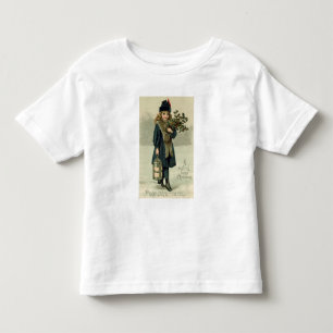 Young girl with Holly and Lantern Toddler T-Shirt
