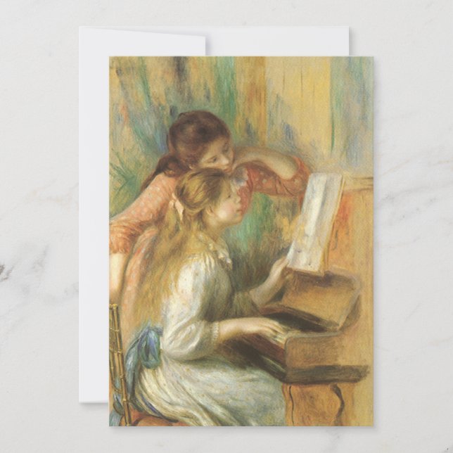 Young Girls at Piano by Pierre Renoir (Front)