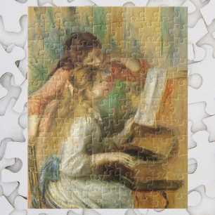 Young Girls at Piano by Pierre Renoir Jigsaw Puzzle