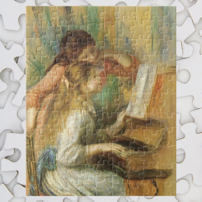 Young Girls at Piano by Pierre Renoir Jigsaw Puzzle (Creator Uploaded)