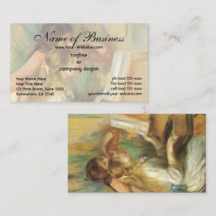 Young Girls at the Piano by Pierre Auguste Renoir Business Card