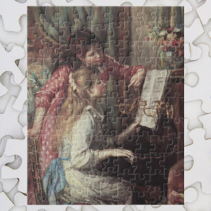 Young Girls at the Piano by Pierre Renoir Jigsaw Puzzle