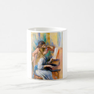 Young Girls at the Piano, Renoir Coffee Mug