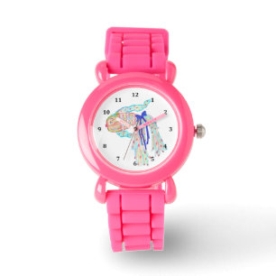 Young Girl's Watch with a Fantasy Fish