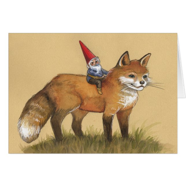 Young Gnome and Fox (Front Horizontal)