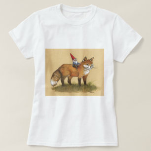Young Gnome and Fox T-Shirt