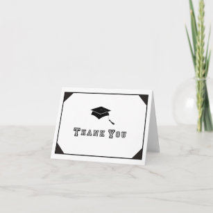 Young Grad Thank You Note Card