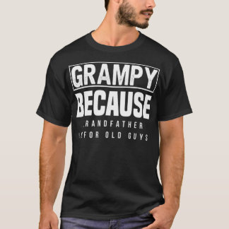 Young Grandpa yoga shirt body