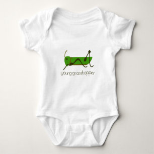 Young Grasshopper Baby Bodysuit