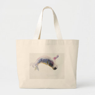 Young grey seal Gweek 2003 Large Tote Bag