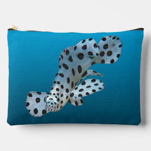 Young Grouper - Gradient blue background Accessory Pouch