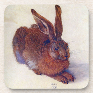 Young Hare by Albrecht Durer, Renaissance Fine Art Coaster