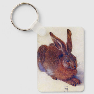 Young Hare by Albrecht Durer, Renaissance Fine Art Key Ring