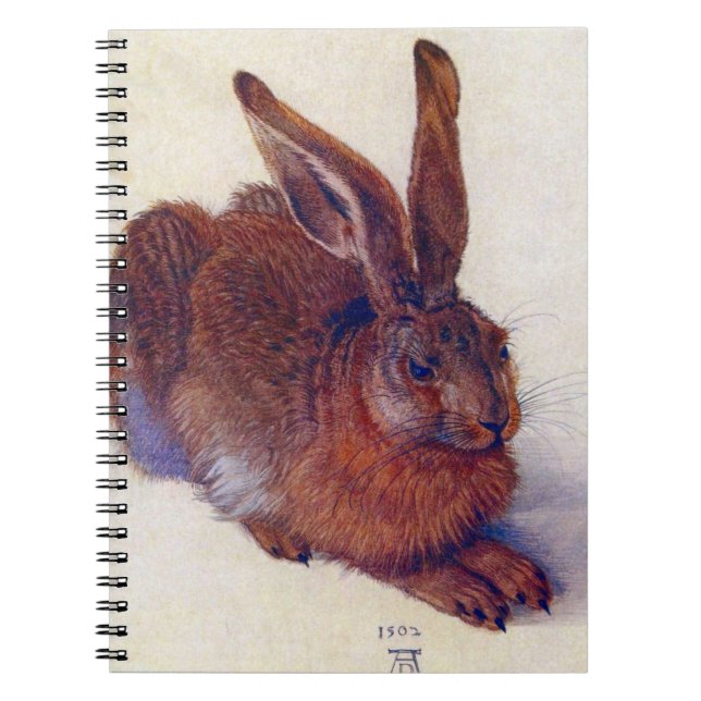 Young Hare by Albrecht Durer, Renaissance Fine Art Notebook (Front)