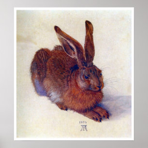 Young Hare by Albrecht Durer, Renaissance Fine Art Poster