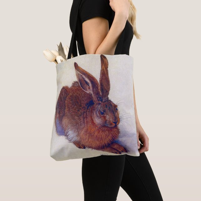 Young Hare by Albrecht Durer, Renaissance Fine Art Tote Bag (Close Up)