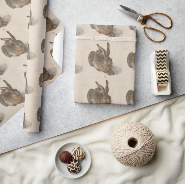 Young Hare by Albrecht Durer, Renaissance Fine Art Wrapping Paper (Crafts)