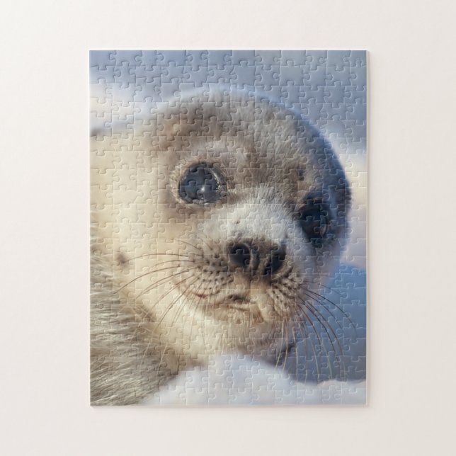 Young Harp Seal Jigsaw Puzzle (Vertical)