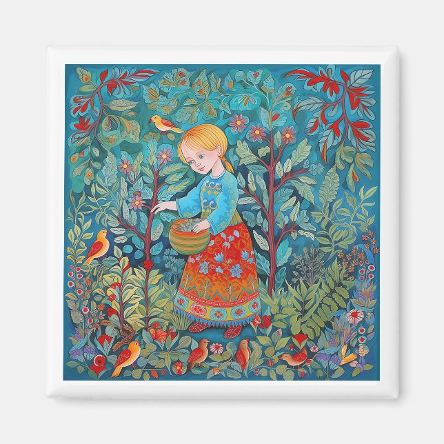 Young Healer Girl  Magnet (Front)