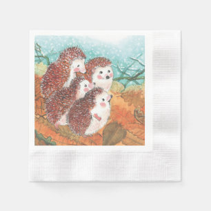 Young Hedgehogs   Napkin