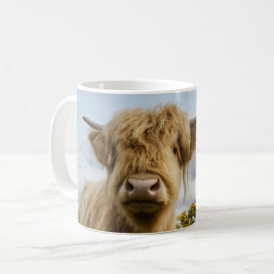 Young Highland Cow Coffee Mug